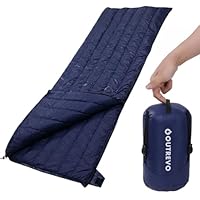 Amazon.co.jp: OUTREVO 寝袋 ダウン 封筒型 軽量 グースダウン 400g